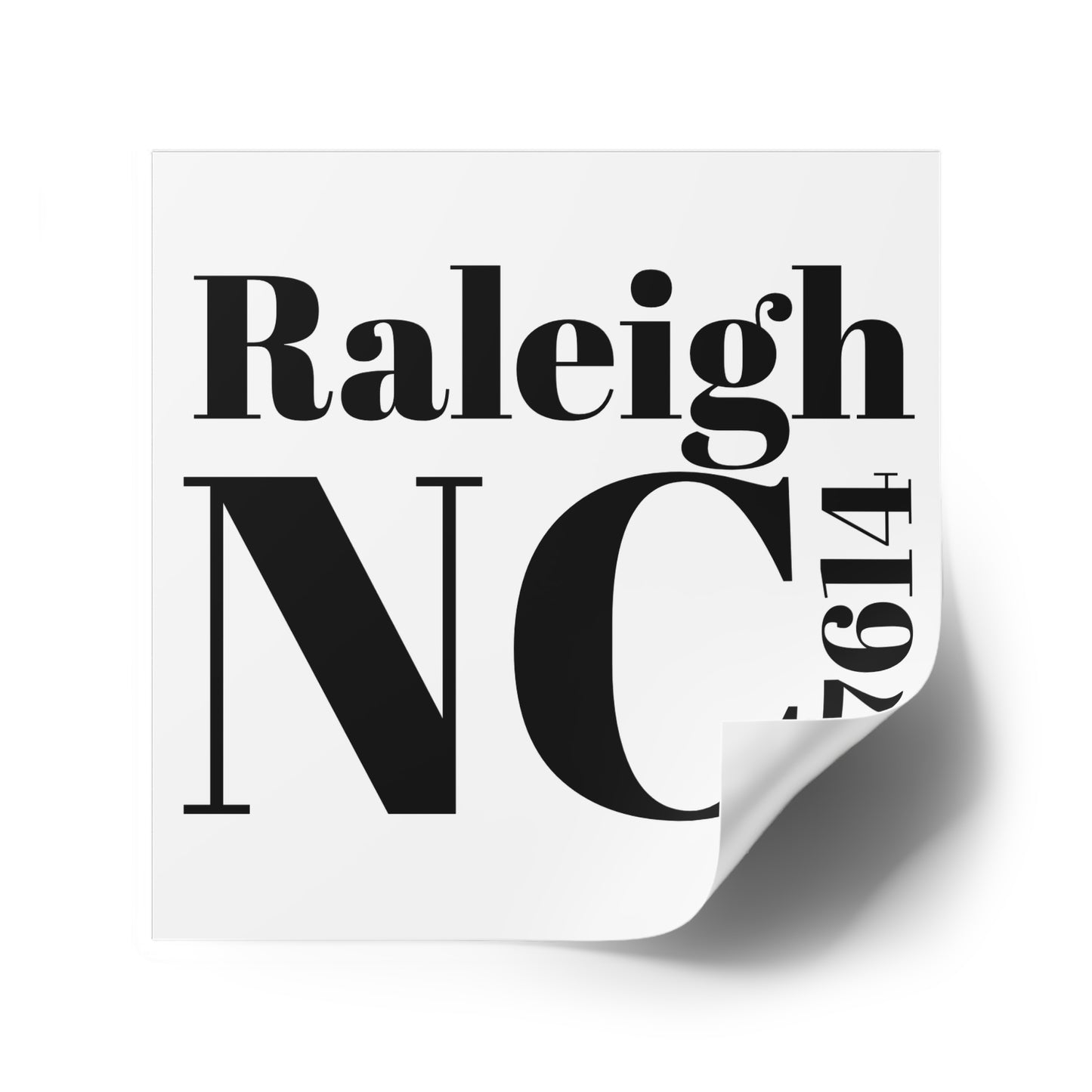 Raleigh, NC 27614 Sticker