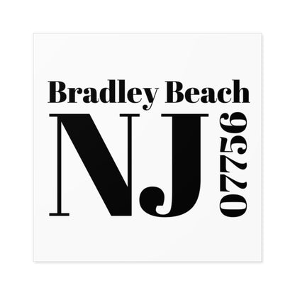 Bradley Beach, NJ 07756 Sticker