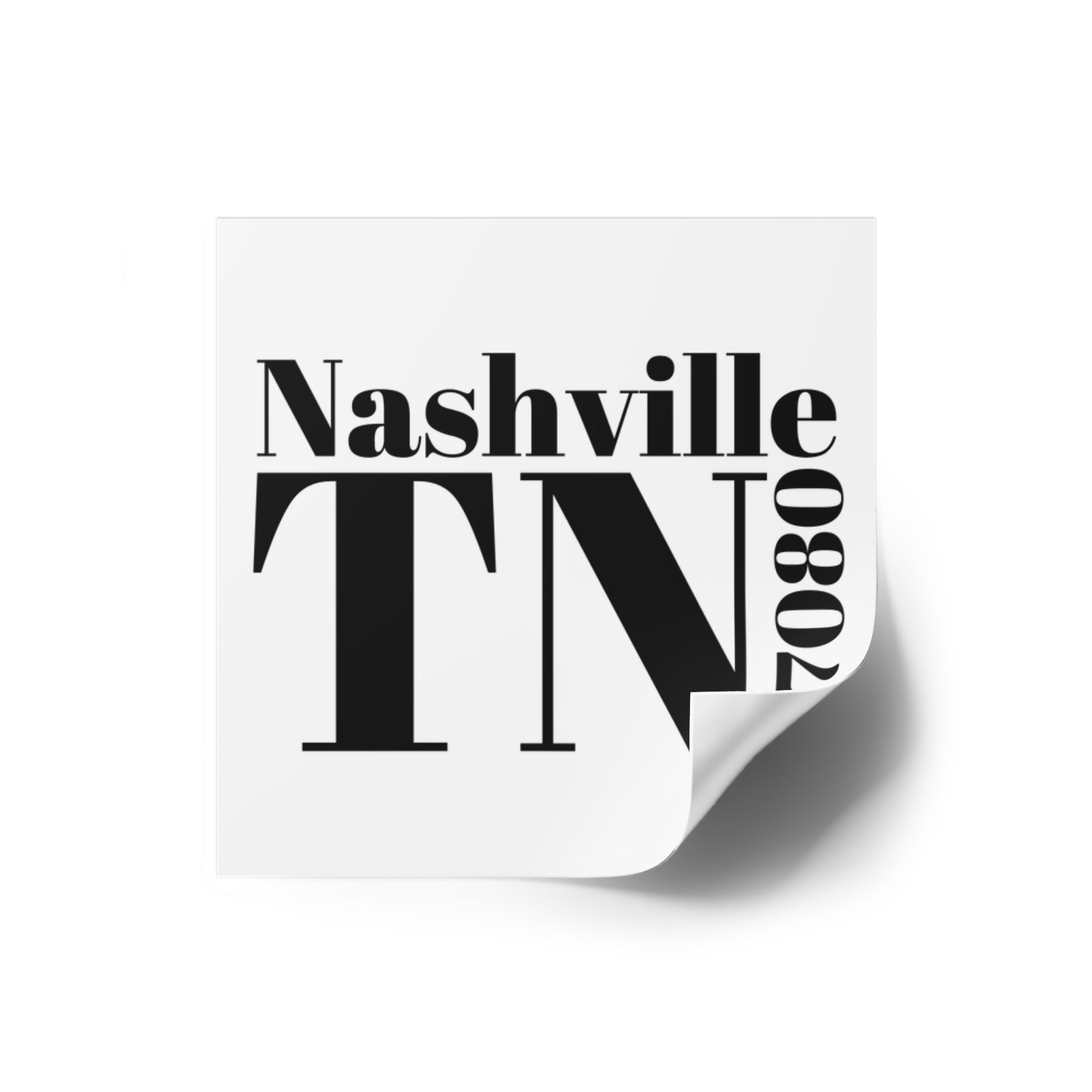 Nashville, TN 37080 Sticker