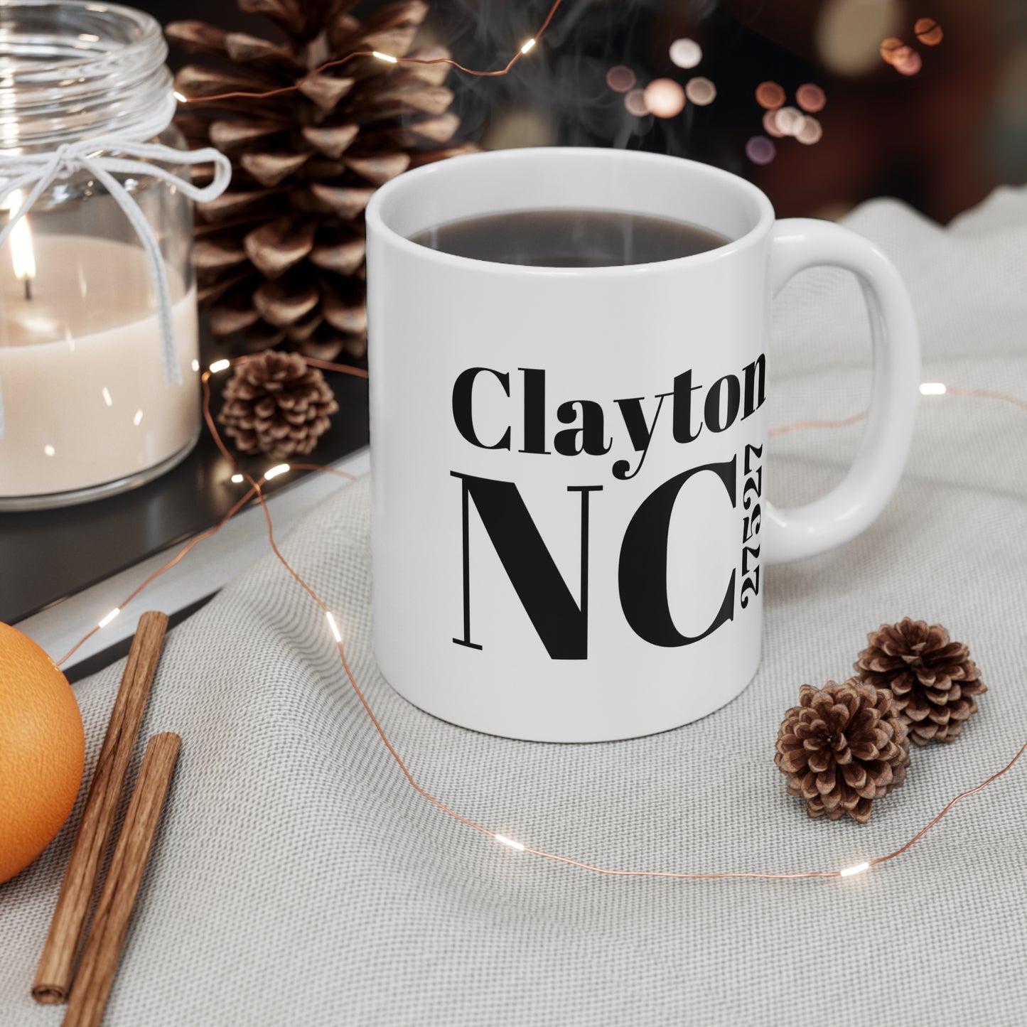 Clayton, NC 27527 Mug