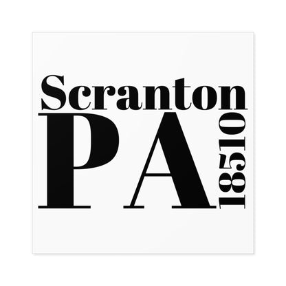 Scranton, PA 18510 Sticker